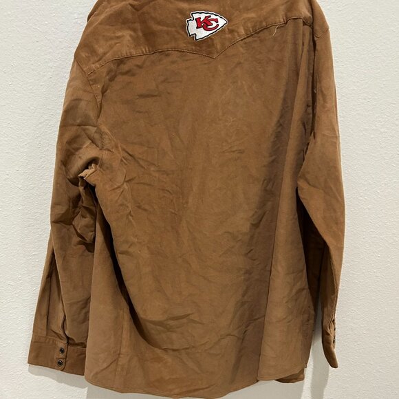 NEW Men's 2XL Nfl X Darius Rucker Kansas City Chiefs Western Button-up - Picture 4 of 4